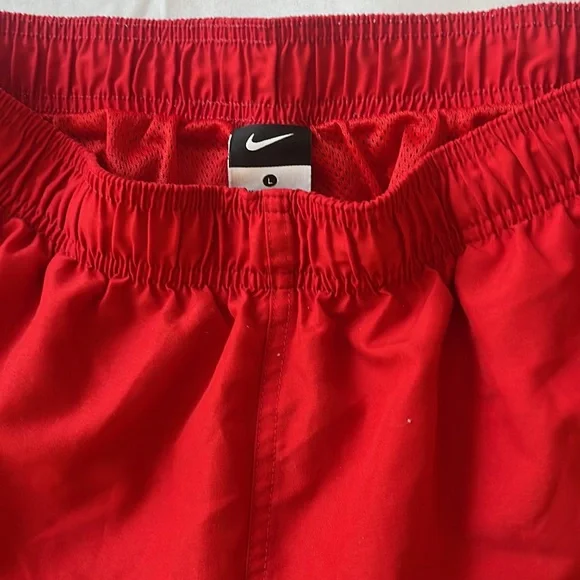 Red Nike Swim shorts L - Picture 4 of 5